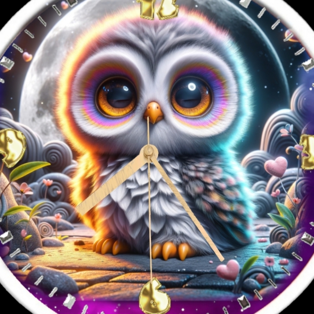 Owl clock